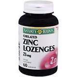 Nature's Bounty Zinc 23 mg Lozenges - 60 EA