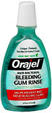 Orajel Anti-Bacterial Bleeding Gum Rinse  -  16 OZ