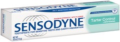 Sensodyne Anticavity Toothpaste for Sensitive Teeth, Tarter Control Plus Whitening  - 4oz