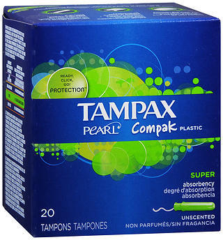 Tampax Tampons, Super Absorbency, Unscented 20 Ea