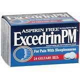 Excedrin PM Pain Reliever/Sleeping Aid, Geltabs  - 24ea
