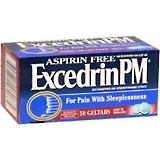 Excedrin PM Pain Reliever/Sleeping Aid, Geltabs  - 50ea