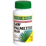Nature's Bounty Saw Palmetto Plus Softgels - 60 Caps