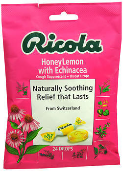 Ricola Throat Drops HoneyLemon with Echinacea - 19 EA