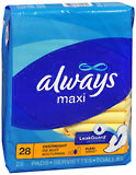 Always Maxi Pads Overnight Flexi-Wings 6X28 Pack - 28 Each