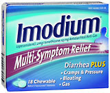 Imodium Anti-Diarrheal/Anti-Gas, Chewable Tablets, Mint  - 18ea