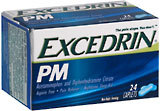 Excedrin PM Pain Reliever/Sleeping Aid, Coated Caplets  - 24ea