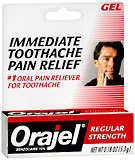 Orajel Fast Toothache Pain Relief, Regular Strength, Gel  - 0.18oz