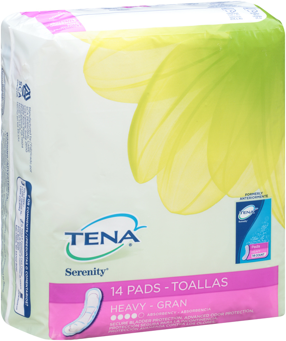 TENA Serenity Pads Ultra Absorbency - 14 Pads x 6 Pack