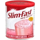 Slim-Fast Powder Strawberry - 15 Ounces