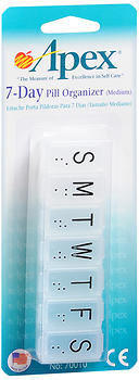 Apex Pill Organizer 7-Day Medium - 1 EA