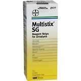 Multistix Reagent Strips SG - 100 EA