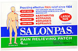Salonpas Patches Large 4 Patches x 25 Count