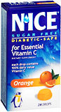 N'ICE Vitamin C Drops, Sugar Free, Orange  - 24ea