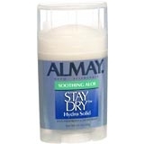 Almay Stay Dry Anti-Perspirant Deodorant Hydro Solid Soothing Aloe - 1.5 OZ