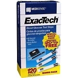 ExacTech Blood Glucose Test Strips - 100 Each.