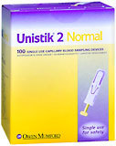 Unistik 2 Lancets Normal - 100 EA