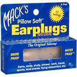 Mack's Pillow Soft Earplugs Natural - 2 PR