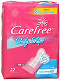 Carefree Pantiliners with Baking Soda, Unscented  - 22ea