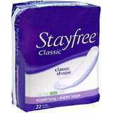 Stayfree Classic Pads Super Long Unscented, 22 count - Foods Co.