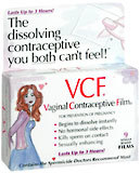 VCF Vaginal Contraceptive Film - 12 Each