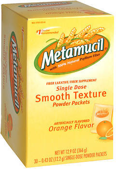 Metamucil Single Servings Orange 30X3.4 Pack - 30 Each
