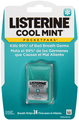 Listerine PocketPaks Cool Mint 12X24 Pack - 24 Each