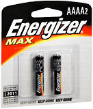 Energizer e2 Alkaline Batteries AAAA 2-Pack  -  2 EA