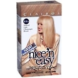 Nice 'n Easy Haircolor with Built-In Highlights, Level 3 Permanent, Natural Light Champagne Blonde 101B  - 1ea