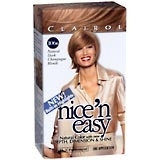 Nice 'n Easy Haircolor with Built-In Highlights, Level 3 Permanent, Natural Dark Champagne Blonde 106B  - 1ea