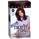 Nice 'n Easy Haircolor with Built-In Highlights, Level 3 Permanent, Natural Medium Chestnut Brown 118C  - 1ea