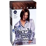 Nice 'n Easy Haircolor with Built-In Highlights, Level 3 Permanent, Natural Dark Caramel Brown 120B  - 1ea