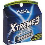 Schick Xtreme 3 SubZero Cartridges 8-Pack - 8 EA