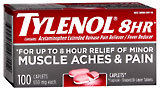 TYLENOL 8 Hour Caplets - 100 Caplets