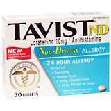 Tavist ND Allergy Tablets - 30 Tablets