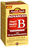 Nature Made Advanced B Heart Health Formula Tablets  -  60 Tablets