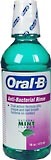 Oral-B Anti-Bacterial Rinse, Mint  - 16oz