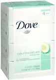 Dove Cool Moisture Bars 4-Pack 4.25-Ounce Bars - 17 OZ