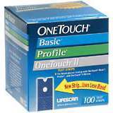 OneTouch Test Strips  - 100ea