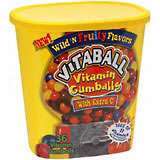 Vitaball Vitamin Gumballs With Extra C Wild 'N Fruity - 36 EA ...