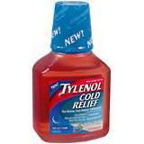 TYLENOL Cold Relief Liquid Nighttime Golden Vanilla - 8 OZ