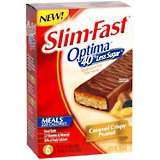 Slim-Fast Meals Optima Bars 6-Pack 1.97-Ounce Bars Caramel Crispy Peanut - 6 EA