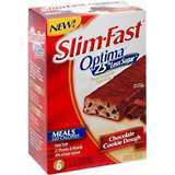 Slim-Fast Meals Optima Bars 6-Pack 1.97-Ounce Bars Chocolate Cookie Dough - 6 EA