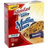 Slim-Fast Snacks Optima Muffin Bars 6-Pack 1.19-Ounce Bars Blueberry - 6 EA