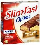 Slim-Fast Snacks Optima Bars 6-Pack 1-Ounce Bars Peanut Butter Crunch - 6 EA