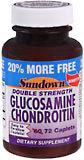 Sundown Glucosamine Chondroitin Caplets Double Strength  -  72 Caplets