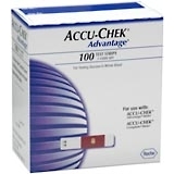 Accu-Chek Test Strips Advantage - 100 Each