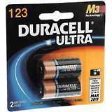 Duracell 3 Volt Lithium Battery 2-Pack 123 - 2 EA