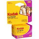 Kodak Gold Film General Use 200 Speed 12 Exposures - 12 EA