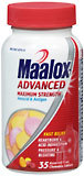Maalox Antacid and Antigas, Maximum Strength, Chewable, Quick Dissolve, Calcium Supplement Tablets, Assorted Fruit  - 35ea
